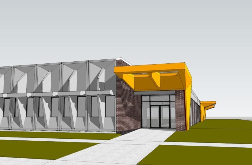 BRIC ENTRANCE FEATURE