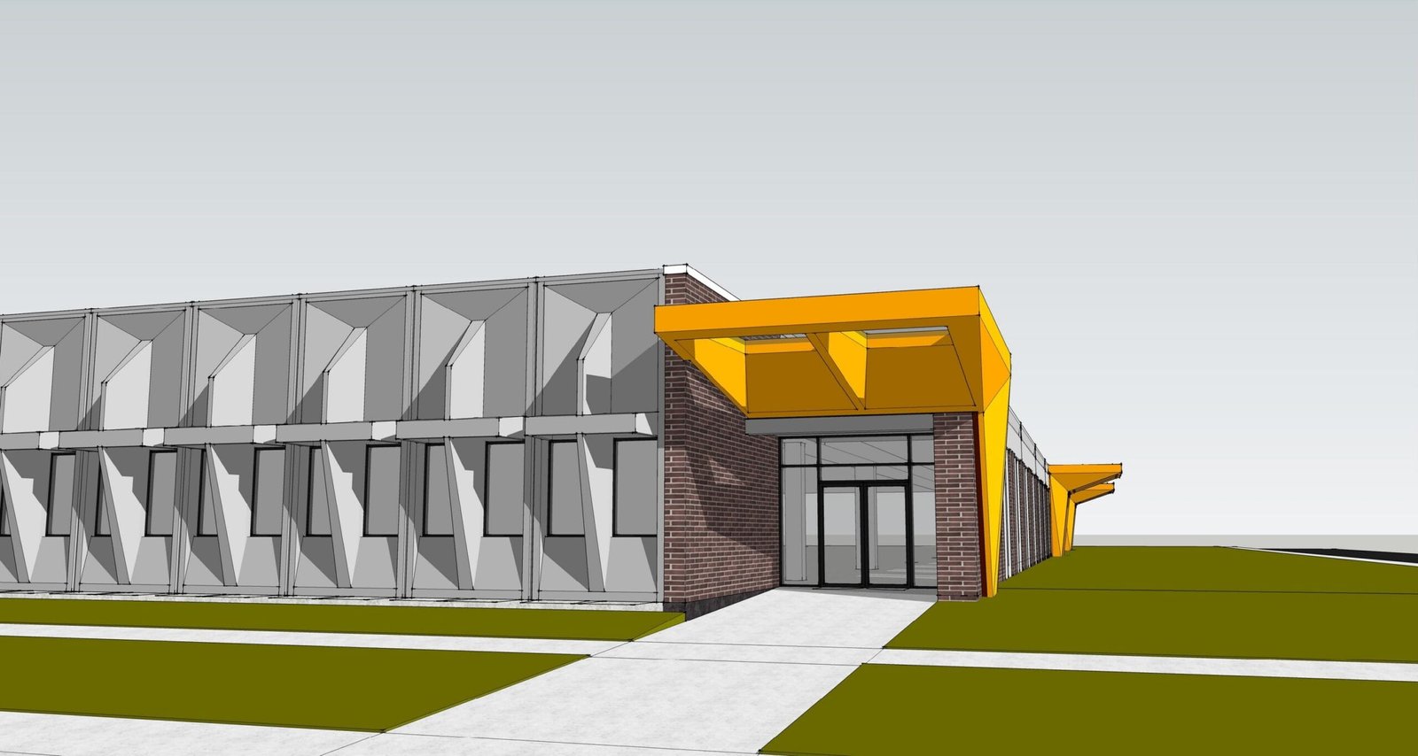 BRIC ENTRANCE FEATURE